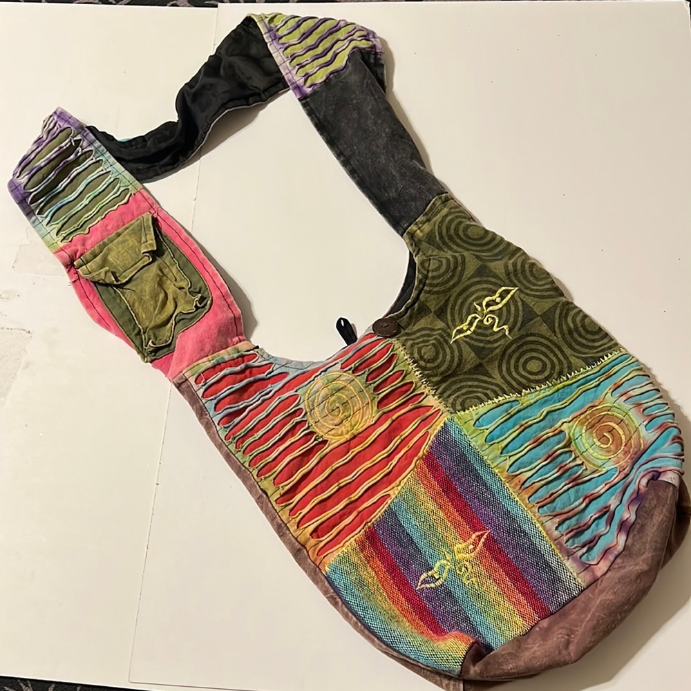 Colorful crossbody purse